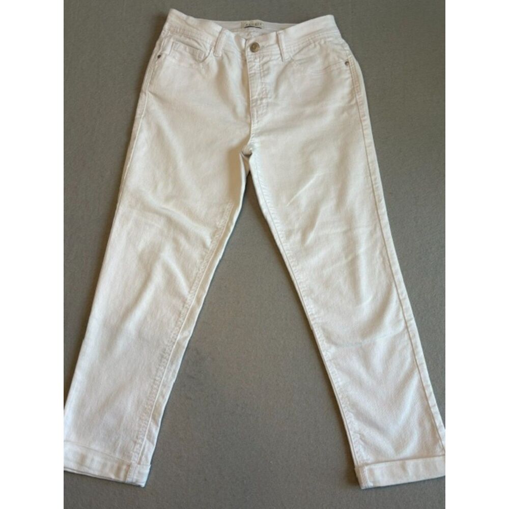 Angels Forever Young Womens 8/29 Everflex Classic Convertible Skinny Jeans White